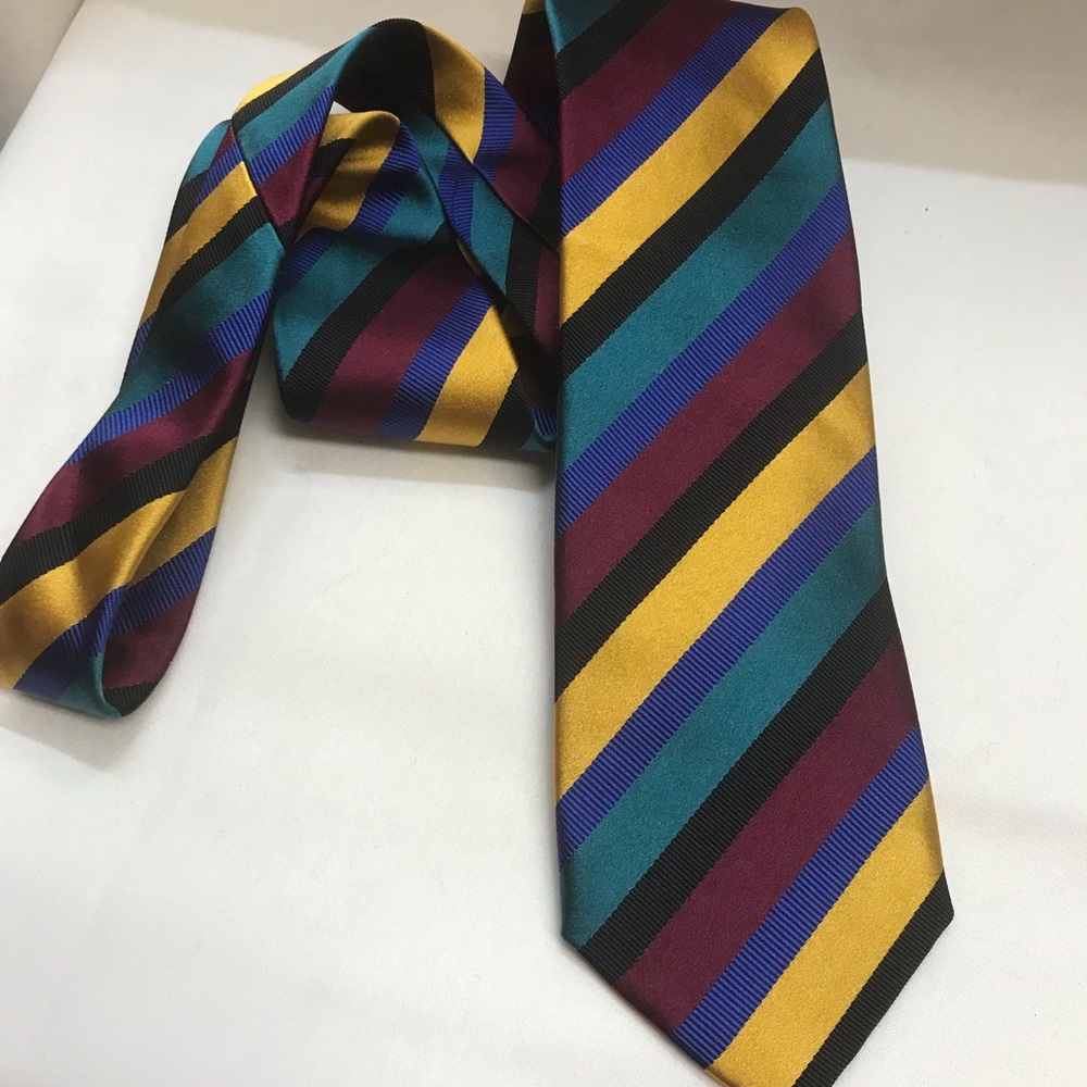 Charles Tyrwhitt Jermyn Street London Men's Multicolored Silk Neck Tie